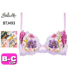 ワコール wacoal サルート salute BTJ493 93シリーズ ブラジャー 3/4カップ プッシュアップタイプ P-UP BCカップ