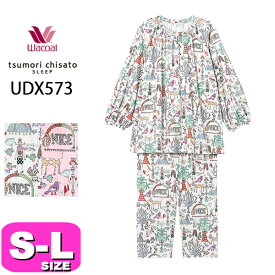 ワコール ツモリチサト パジャマ ツモリチサトスリープ wacoal tsumori chisato UDX573 ルームウェア セットアップ 長袖 9分袖 長ズボン 8分丈 かぶり タイプ S M Lサイズ PW 春 秋 冬 母の日 敬老の日 クリスマス プレゼント ラッピング ギフト EMI 2402