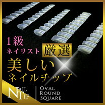 楽天市場】ネイルチップ クリア ロング スクエアの通販 