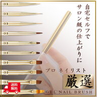 【マラソン期間中★10％クーポン配布】【厳選】ネイルブラシ ネイル 筆 10種 キャップ付き ネイルケアグ…