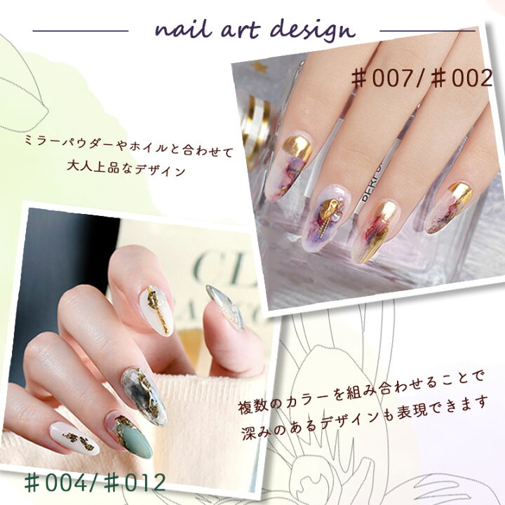 楽天市場】【クーポン×割引×ポイント10倍】水彩 ネイル インク 