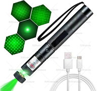 SOS カラス撃退 小型 指示棒 強力 ズーム調節 USB充電付 ポータブル ミニ懐中電灯 高輝度 長距離