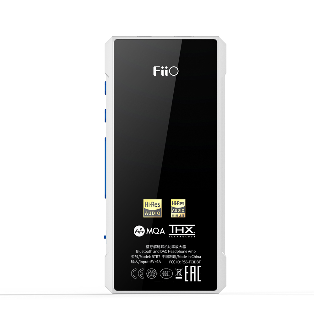 FiiO FiiO BTR7国内正規店販売品 Bluetooth レシーバー USB DAC 左右独立構成 LDAC 4.4mm 3.5mm blue｜ポータブルオーディオ 