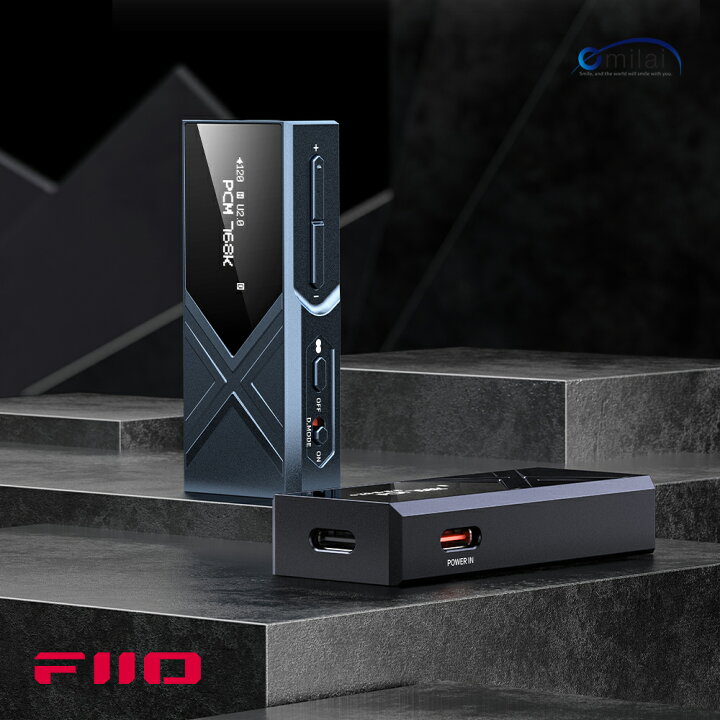 楽天市場】FIIO KA17 Black / blue USB DAC アンプ 小型 ポータブル 