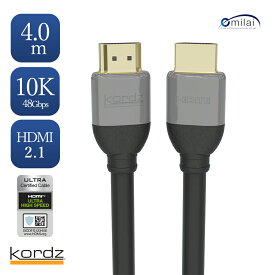 HDMI ケーブル ライフタイム 保証 ｜ PRS4 PASSIVE 4.0m ｜400cm 永久保証 8K対応 HDMI2.1 Apple TV ゲーム PS5 パソコン モニター プロジェクター 映画 全機能対応 48Gbps 最大10K解像度