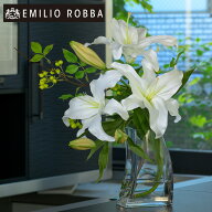 造花 百合 ユリ カサブランカ3L インテリア アレンジメント アーティフィシャルフラワー 法人 開院祝い …