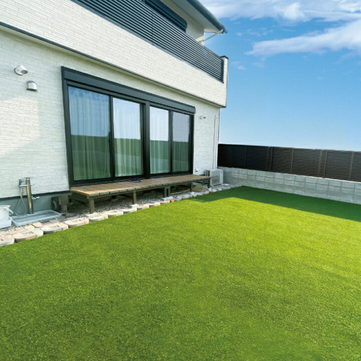 楽天市場】人工芝 クロスターフ W型 ロール 2m×5m 芝長25mm 芝生マット 