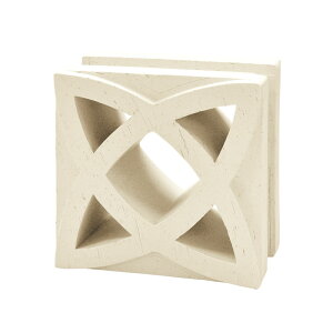 ポーラス ブロック ポーラスブロック200 凹凸 3個セット 白土 ホワイト アイボリー ブロック塀 庭 ガーデン おしゃれ DIY 陶器 屋外壁 スクリーン 沖縄 オンリーワン KZ2-PB190WB KZ2-PB190WC KZ2-PB190WF