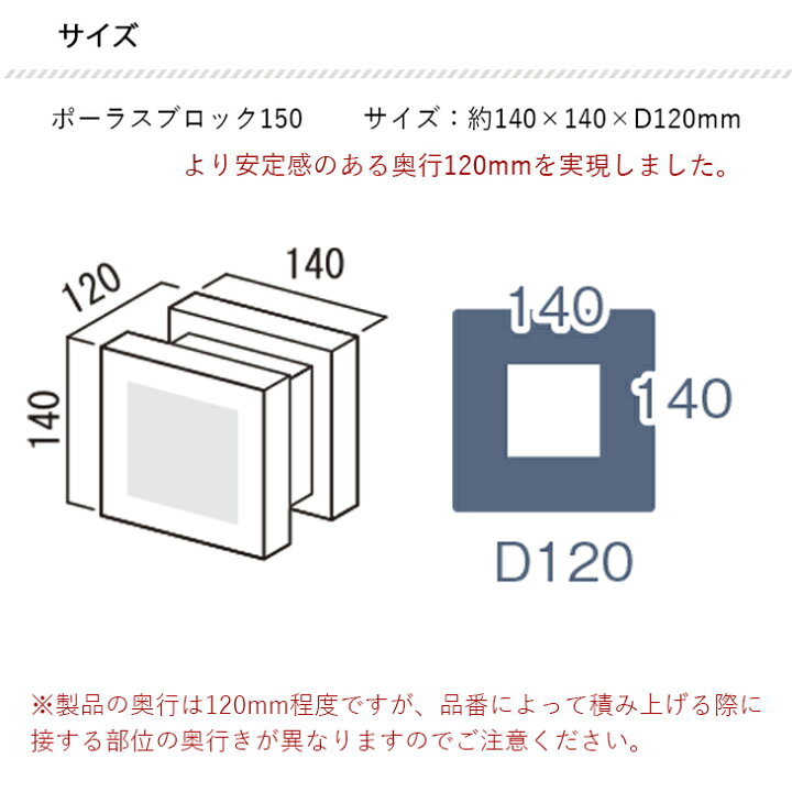楽天市場】ポーラス ブロック ポーラスブロック150 スクエア 花 