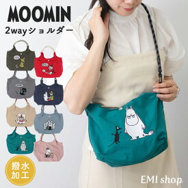 【LINEお友だち登録で300円OFF】 ムーミン バッグ ナイロン ショルダーバッグ 2way ミニ トートバッグ レディース 軽い 撥水 軽量 大容量 刺繍 斜めがけ 肩掛け 手持ち A5 4L moonin グッズ おしゃれ 可愛い エコバッグ RMPK-02 754002