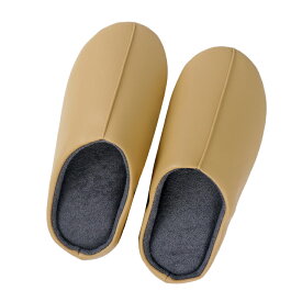 【LINE登録で300円OFFクーポン配布】 スリッパ メンズ 室内 来客用 おしゃれ レディース レザー調 チャールス 前詰まり 24cm 25cm 26cm トイレ M L ルームシューズ ゆったり 展示場 会社用 オフィス 男女兼用 お揃い ペア 男性 女性