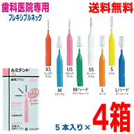 【4箱メール便送料無料】ルミデント歯間ブラシ 5本入り×4箱　抗菌キャップ付きクルツァージャパン(旧：…