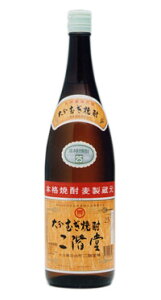 大分むぎ焼酎 二階堂 25度 1800ml 瓶 びん1.8L
