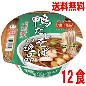 【本州送料無料】ニュータッチ凄麺 鴨だしそばの逸品117g×12個北海道・四国・九州行きは追加送料220円かかります。2ケースまで同梱可能です。