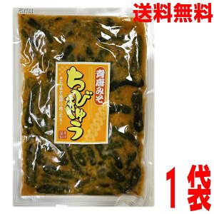 【お試し1袋 メール便送料無料】青唐みそ ちびきゅう 220g 小きゅうりの青唐辛子味噌漬け はやし