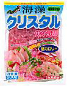 海藻クリスタル　サクラ麺　500g　20袋入り　日本業務食品海藻麺　ピンク色