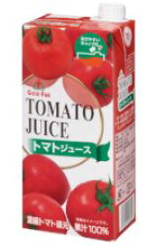ゴールドパック　トマトジュース　食塩添加（有塩）タイプ　1L　紙パック　6本入り濃縮トマト還元　果汁100％