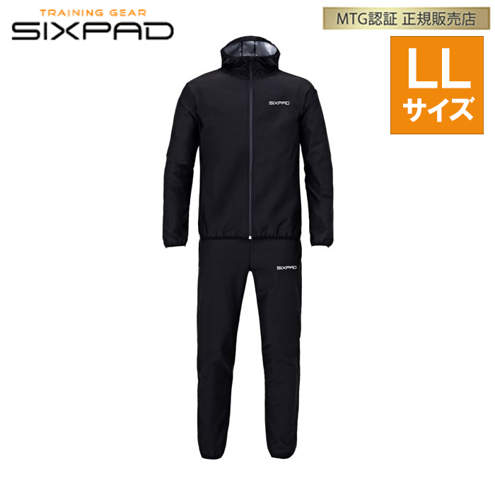 安心の30日以内返品OK 条件付 返品OK 正規品 MTG シックスパッド サウナスーツ LLサイズ 世界の人気ブランド KK9N0D18P SIXPAD SS-AW00D Suit 定番から日本未入荷 Sauna 60サイズ