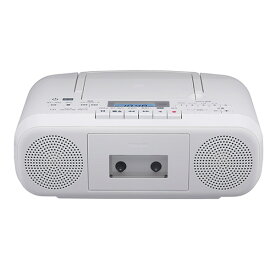 【返品OK!条件付】東芝 CDラジオカセットレコーダー TY-CDS8-W ホワイト【KK9N0D18P】【80サイズ】