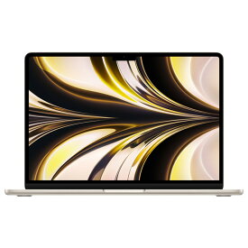 【返品OK!条件付】Apple MacBook Air Liquid Retinaディスプレイ 13.6インチ MLY13J/A M2チップ 8コア SSD 256GB MLY13JA スターライト【KK9N0D18P】【100サイズ】