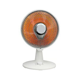 【返品OK!条件付】エスケイジャパン ミニ パラボラ型 カーボンヒーター 電気ストーブ SKJ-WM50CC-W ホワイト【KK9N0D18P】【120サイズ】