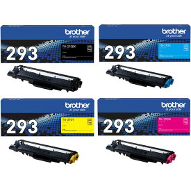 【返品OK!条件付】【セット】ブラザー 純正 トナーカートリッジ 4色セット TN-293 BK/C/M/Y TN-293-4SETブラザートナー【KK9N0D18P】【100サイズ】