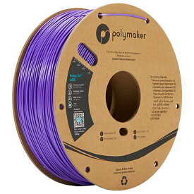 【返品OK!条件付】Polymaker PolyLite ABS フィラメント (1.75mm, 1kg) Purple パープル 3Dプリンター用 PE01008 ポリメーカー【KK9N0D18P】【100サイズ】