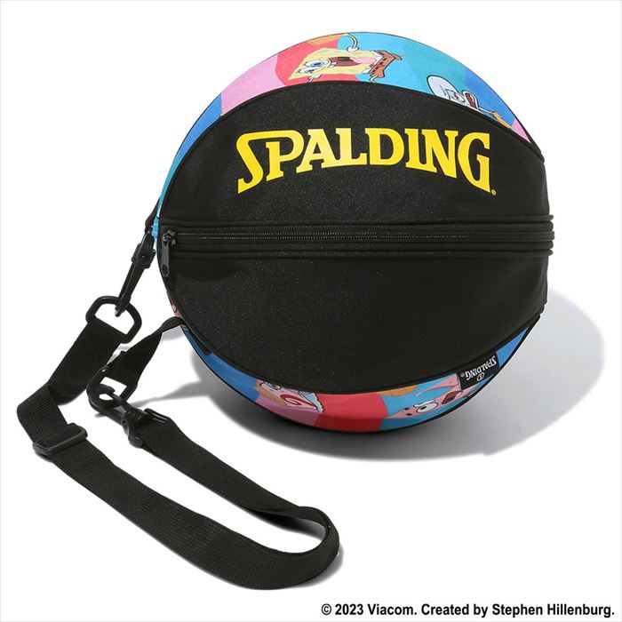 スポルディング ボールバッグ スポンジ・ボブウェーブ バスケットボール 49-002SBW ピンク SPALDING ボール入れ ボールバッグ 