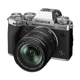 【返品OK!条件付】富士フイルム ミラーレス一眼カメラ FUJIFILM X-T5 XF18-55mmレンズキット X-T5 / XF18-55MMF2.8-4 R LM OIS F X-T5LK-1855-S シルバー デジタル一眼カメラ ミラーレスカメラ デジタルカメラ【KK9N0D18P】