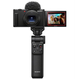 【返品OK!条件付】ソニー デジタルカメラ VLOGCAM ZV-1 II 18-50mmワイドズームレンズ搭載 シューティンググリップキット ZV-1M2G-B ブラック SONY レンズ一体型デジタルカメラ Vlog用カメラ【KK9N0D18P】