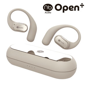 【返品OK!条件付】(nb)Audio オープン型 完全ワイヤレスイヤホン Open÷ イヤースピーカー OPND-IV アイボリー エム・ティ・アイ 通話 マイク搭載 テレワーク スポーツ スリム オープンイヤー型