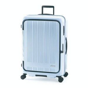 【返品OK!条件付】A.L.I ハードキャリーケース MAXBOX 10泊以上 100L〜110L MX-8011-28W-MPBL マットペールブルー アジア・ラゲージ スーツケース 手荷物預け無料最大サイズ 横開きフロントオープン【KK