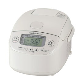 【返品OK!条件付】象印 3合炊き 炊飯器 圧力IH炊飯ジャー 極め炊き NP-RU05-WA ホワイト 炊き分け圧力 うるつや保温 白米 玄米 無洗米 麦ごはん 黒まる厚釜 立つしゃもじ【KK9N0D18P】