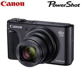 【返品OK!条件付】キヤノン コンパクトデジタルカメラ PowerShot SX740 HS PSSX740HS-BK ブラック CANON パワーショット【KK9N0D18P】【60サイズ】