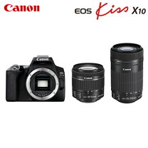 楽天市場】キヤノン eos kiss x9 ダブルズームキット eoskissx9bk-wkit  