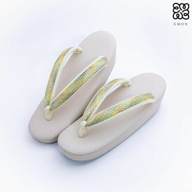 【帆布草履】 高品質 日本製 和装 小物 着物 オシャレ 靴 kimono レディース Mサイズ ライトブラウン 【送料無料 】