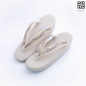 【帆布草履】 高品質 日本製 和装 小物 着物 オシャレ 靴 kimono レディース Lサイズ ライトブラウン 【送料無料 】