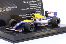 ミニチャンプス F1 ミニカー ナイジェル マンセル ウィリアムズ ルノー FW14 ワールドチャンピオン 1992 Dirty Version