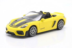 ブラーゴ ポルシェ ミニカー 1/43 Porsche 718 Spyder RS 982 2024 レーシングイエロー