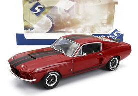 SOLIDO アメ車 フォード マスタング ミニカー 1/18 MUSTANG SHELBY GT500 COUPE 1967 (レッド)