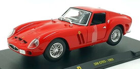 フェラーリ ミニカー 1/24 FERRARI 250 GTO 1962 (レッド) ブラーゴ製