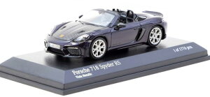 �|�[���Y ���f�� �A�[�g (Paul's Model Art) COLLAB64 - MINICHAMPS x Tarmac Works 1/64 Porsche 718 Spyder RS Viola Metallic �����i T64MC-008-VM