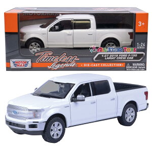 Motor Max 2019 �t�H�[�h F-150 �����A�b�g �N���[�L���u �s�b�N�A�b�v�g���b�N �z���C�g 79363WH - 1/27�X�P�[�� �_�C�L���X�g���f�� ���������