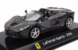 フェラーリ ラフェラーリ アペルタ スパイダー 1/43 ミニカー 2016 ブラック ケース付