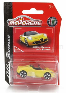 MAJORETTE �A���t�@�����I 4C �~�j�J�[ 1/64 ALFA ROMEO SPIDER 2015 �C�G���[ [���s�A���i]