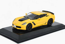 シボレー コルベット ミニカー 1/43 CORVETTE Z06 2017 (イエロー) ケース付き