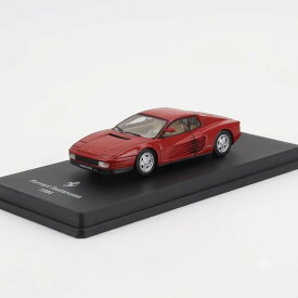フェラーリ テスタロッサ ミニカー 1/64 Ferrari Testarossa 1984 レッド ケース付