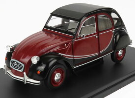 シトロエン 2CV ミニカー 1/24 チャールストン 1982 ボルドー/ブラックツートン ブリスターパック