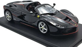 フェラーリ ラフェラーリ ミニカー 1/24 LAFERRARI アペルタ 2016 (ブラックメタリック) ケース付き