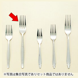 給食食器 _ 18-0 松印給食用デザートフォーク 穴無 18cm _ ステンレスフォーク 給食用品 _ メール便 ゆうパケット 対応 _ _AC3357